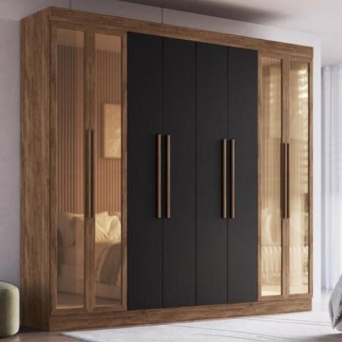 Guarda-Roupas Casal 8 Portas 242cm Multimóveis CR35261 