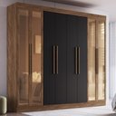 Ver imagem 1 de Guarda-Roupas Casal 8 Portas 242cm Multimóveis CR35261