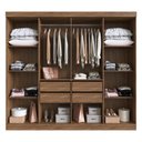 Ver imagem 5 de Guarda-Roupas Casal 8 Portas 242cm Multimóveis CR35261