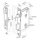 Ver imagem 2 de Fechadura Aliança Colonial 3800/104z Maquina 55mm