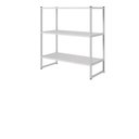 Ver imagem 4 de Nicho de Parede Industrial 3 Prateleiras MDF-MDP Cinza 63cm F5 Office