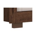 Ver imagem 6 de Guarda Roupa Casal 2 Portas de Correr e 4 Gavetas Jacaranda/Off White Titanium