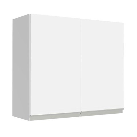 Armário de Cozinha Aéreo 70 cm 2 Portas Branco Glamy Madesa