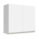 Ver imagem 1 de Armário de Cozinha Aéreo 70 cm 2 Portas Branco Glamy Madesa