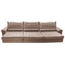 Ver imagem 5 de Sofá Retrátil e Reclinável 3,85m Molas Ensacadas Cama inBox Big Space com Bordado 3D Velusoft