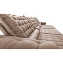 Ver imagem 4 de Sofá Retrátil e Reclinável 3,85m Molas Ensacadas Cama inBox Big Space com Bordado 3D Velusoft