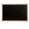 Quadro Negro Lousa 120x90 Cm Mold. Madeira Gv Office Quadro Negro Lousa com Giz - 1