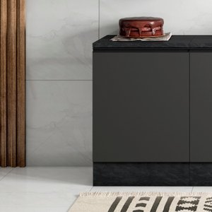 Balcão para Cozinha com Tampo 58cm 1 Porta Etna 
