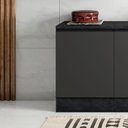 Ver imagem 6 de Balcão para Cozinha com Tampo 58cm 1 Porta Etna Cinza/Grafite