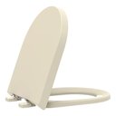 Ver imagem 3 de Assento Sanitário Termofixo Soft Close Link Creme para vaso Deca