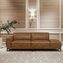 Ver imagem 2 de Sofá Living Unne 3 Lugares 180cm Terminal Esq. Corano Caramelo - Nexta Casa