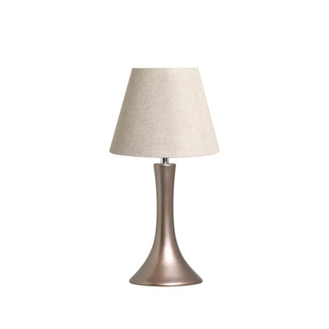 Abajur Quarto Luminária Pequena Paris Dark Fendi Cerâmica com Cúpula 49x25 Cm