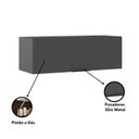 Ver imagem 7 de Armário Aéreo de Cozinha Geladeira 80cm 1 Porta Basculante Etna