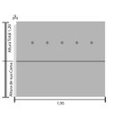 Ver imagem 2 de Cabeceira Cama King Capitonê Classic Diamond 2 Suede Cinza 120 Rbl