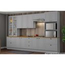 Ver imagem 6 de Balcão de Cozinha Modulado C/ Tampo Americana C/ 2 Portas 80cm Branco - Henn