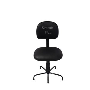 Cadeira Secretaria pra Costureira com Pé da Base Menor Corano Preto