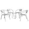 Conjunto Terraço Alegro Mesa Centro com 4 Cadeiras Alumínio - 2