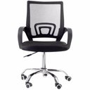 Ver imagem 4 de Cadeira de Escritório Secretária Base Cromada com Rodinha Fortt Milão Preta - Csf07-p