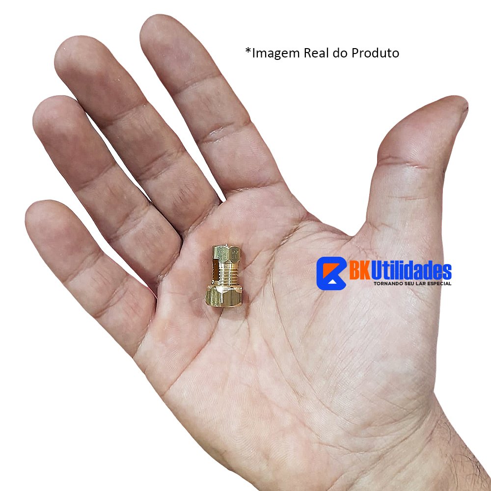 25un. Conector de Emenda Split Bolt 10mm Parafuso Fendido - 7