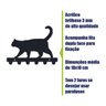 Suporte para Chave em Acrílico Gatinho Andando - 3