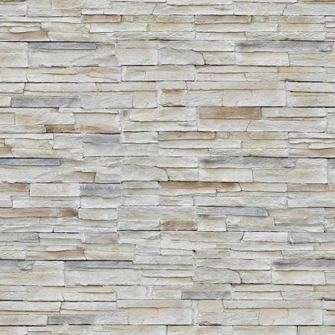 Papel de Parede Decorativo Pedra em Tons de Cinza 2,50x0,50m