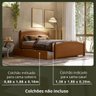 Cama Casal de Madeira com Cama Auxiliar Solteiro Woodstore - 4