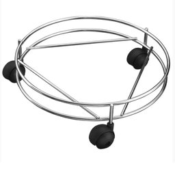 Suporte Multiuso Botijão Galão Vaso Cromado JJB UTILIDADES - 3