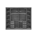 Ver imagem 4 de Guarda Roupa 6 Portas 8 Gav Sevilla Tcil Neve