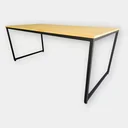 Ver imagem 1 de Mesa De Escritório Industrial 180x60x75Alt Madeira Pinus 30mm