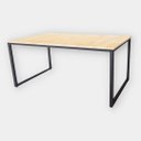 Ver imagem 4 de Mesa De Escritório Industrial 180x60x75Alt Madeira Pinus 30mm