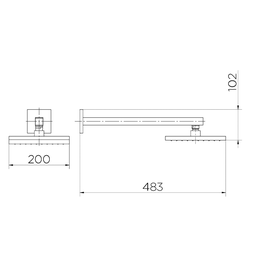 Chuveiro de Parede Docolheaven Q200 Cobre Polido - Docol - 2