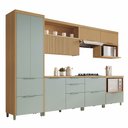 Ver imagem 1 de Cozinha Modulada 7 Peças Marquesa 7 Portas 7 Gavetas 350cm Mdf Nesher