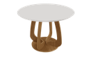 Ver imagem 1 de Mesa de Jantar Redonda 1,10 Juazeiro - Domus Móveis