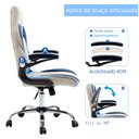 Ver imagem 5 de Cadeira YAMASORO Gamer e home office com ajuste de lombar, confortável e durável, braços rebatíveis