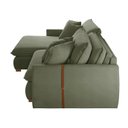 Ver mais imagens de Sofá Cama 2 Lugares Retrátil Reclinável 210cm Linho com Molas Ensacadas Apolo Yescasa