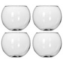 Ver imagem 1 de Kit 4 Vasos Vidro Redondo Tipo Aquário 1,5 Litros Decoração e Terrários - Mistral 