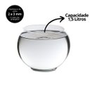 Ver imagem 5 de Kit 4 Vasos Vidro Redondo Tipo Aquário 1,5 Litros Decoração e Terrários - Mistral