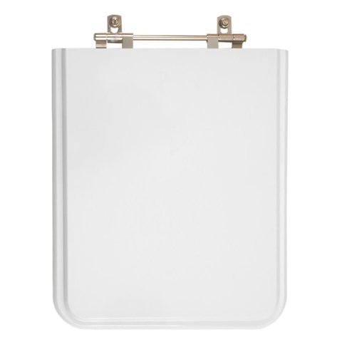 Assento Sanitário Tampa de Vaso Madeira Mdf Laqueado Square para Bacia Incepa Quadrado 6lpf -
