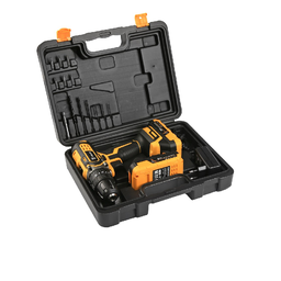 PARAFUSADEIRA FURADEIRA IMPACTO 20V 2 BATERIAS C/ MALETA ACESSORIOS DEKO - 2