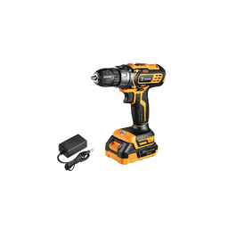 PARAFUSADEIRA FURADEIRA IMPACTO 20V 2 BATERIAS C/ MALETA ACESSORIOS DEKO - 3