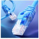 Ver imagem 2 de Cabo Patch Cord CAT5 e Azul 1,0MT - Kit 5 Pçs