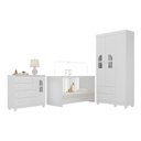Ver imagem 2 de Quarto de Bebê Completo com Berço 3 em 1 para Colchão 130x60cm Nina Multimóveis Mp4558