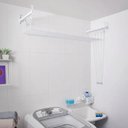 Ver imagem 6 de Varal de Teto para Apartamento 100cm 5 Varetas Individuais Varalle Pa5hkbt3a