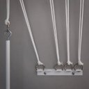 Ver imagem 4 de Varal de Teto para Apartamento 100cm 5 Varetas Individuais Varalle Pa5hkbt3a