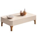 Ver imagem 4 de Mesa de Centro para Sala Orgânica Pés Madeira Maciça Ceci B01 Off White - Lyam Decor