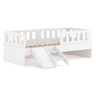 Cama Solteiro Mdf Bp com Escadinha/escorrega 03 Grades e Cabeceira Megamobilia - 2