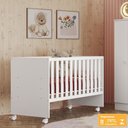 Ver imagem 4 de Berço Nacional Doce Sonho 3540 Branco Brilho – Qmovi