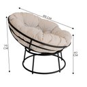 Ver imagem 3 de Cadeira Papasan com Almofada Impermeável Área Externa Acesse Móveis