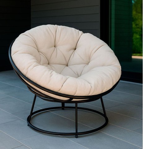 Cadeira Papasan com Almofada Impermeável Área Externa Acesse Móveis