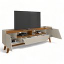 Ver imagem 2 de Rack com Nichos Florença Off White e Naturalle Bechara